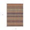 Edge Collections - 5' x 8' - Orange - Area Rug Washable Striped Indoor and Outdoor Use - 1 Piece